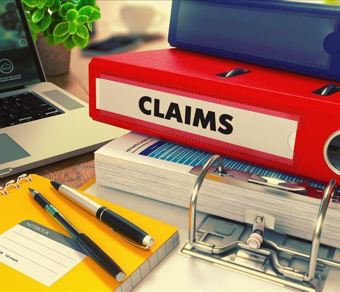 Image of folders named "claims"