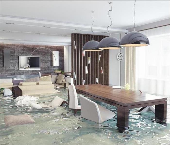 Image of flooded room 